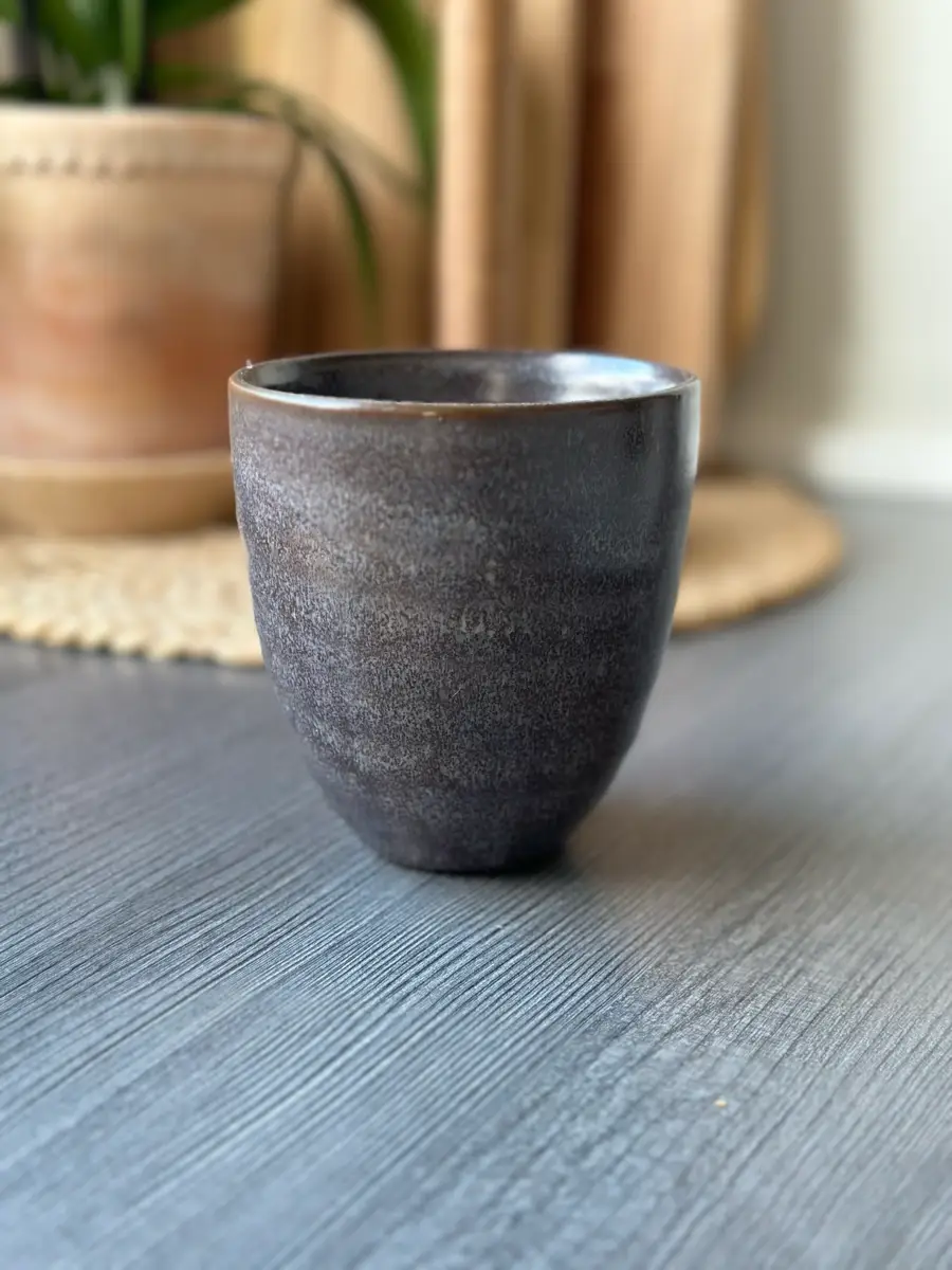 Ukendt Brunlig keramik kop