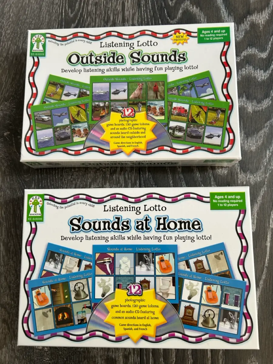 Sounds at home / outside sounds Cd Rom og spil