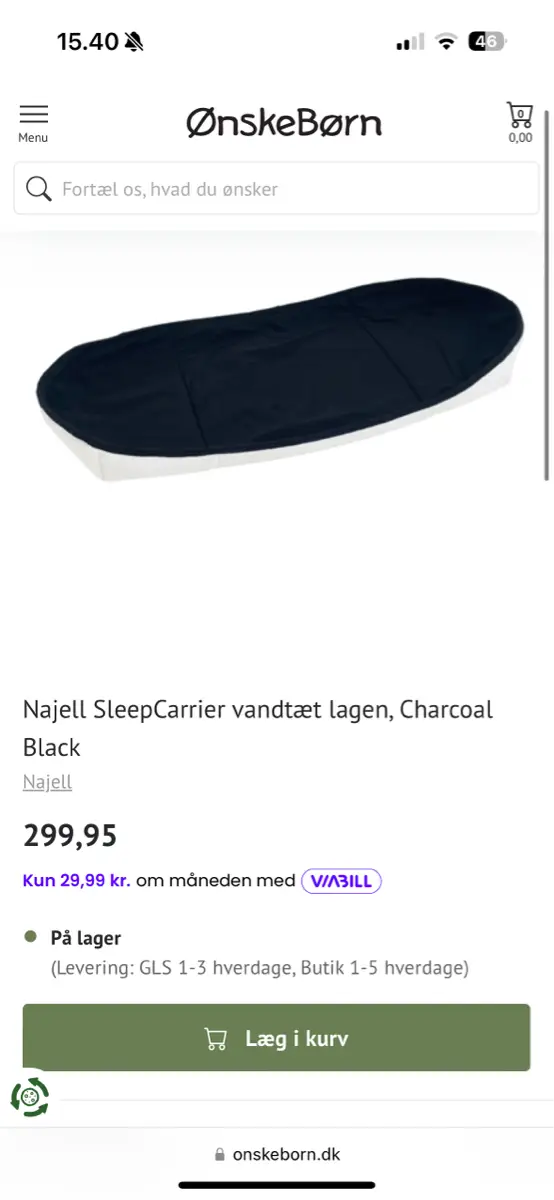 Najell Sleepcarrier Madrasbeskytter