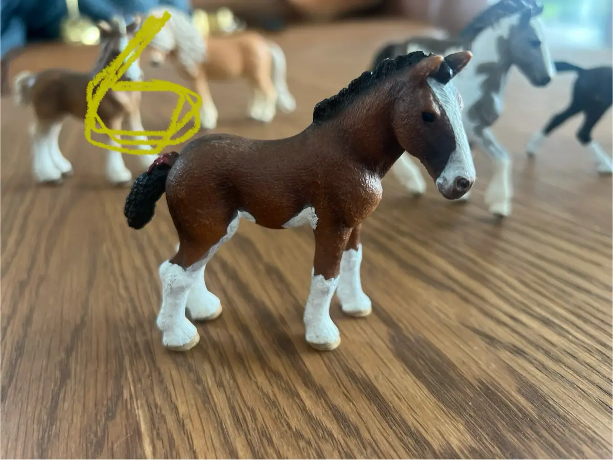 Schleich Føl og pony ponyer