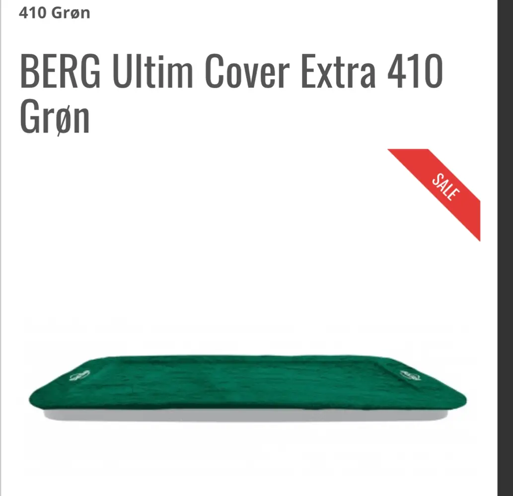 Berg Cover til Berg trampolin grøn