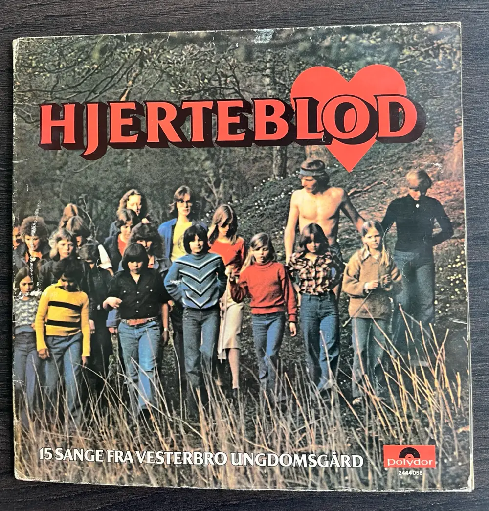 Hjerteblod Vesterbro Ungdomsgård Vinyl L LP plade med alle de kendte da