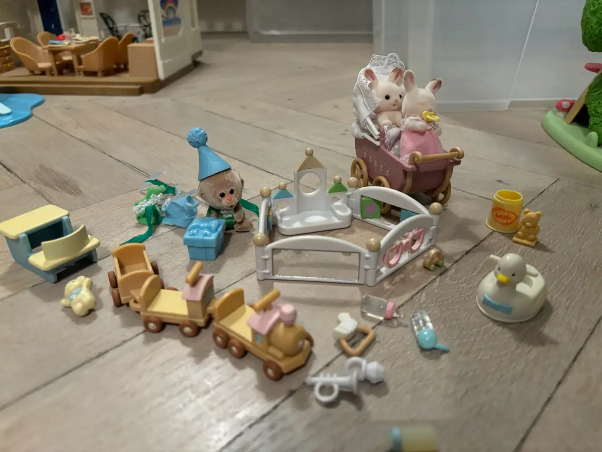 Sylvanian Families Babytilbehør med 2 babyer