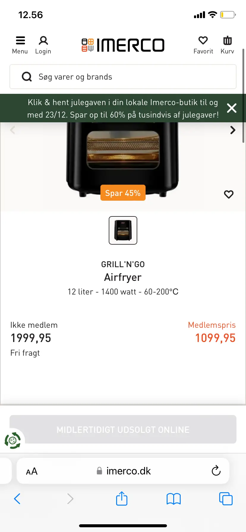 Grill n Go Air Fryer XXL