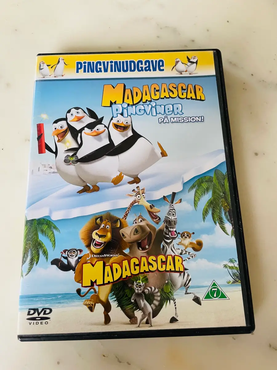 Madagascar pingviner på mission Dvd film