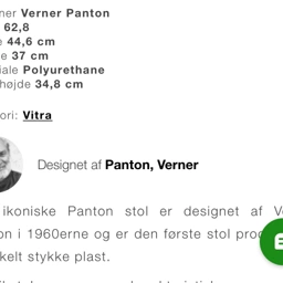 Verner Panton Stol