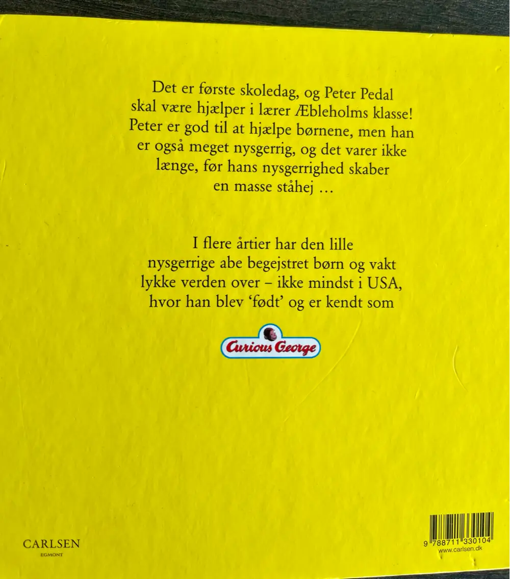 Peter Pedals første skoledag billedbog Sød historie læs højt bog