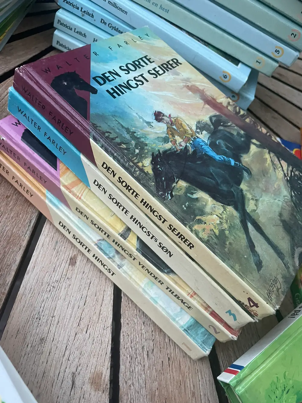 Den sorte hingst Bøger heste