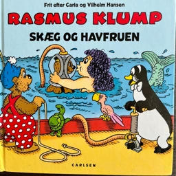 Rasmus Klump Skæg og Havfruen billedbog Tegneserie læs højt sød histor