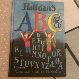 Halfdans ABC med musik CD bog