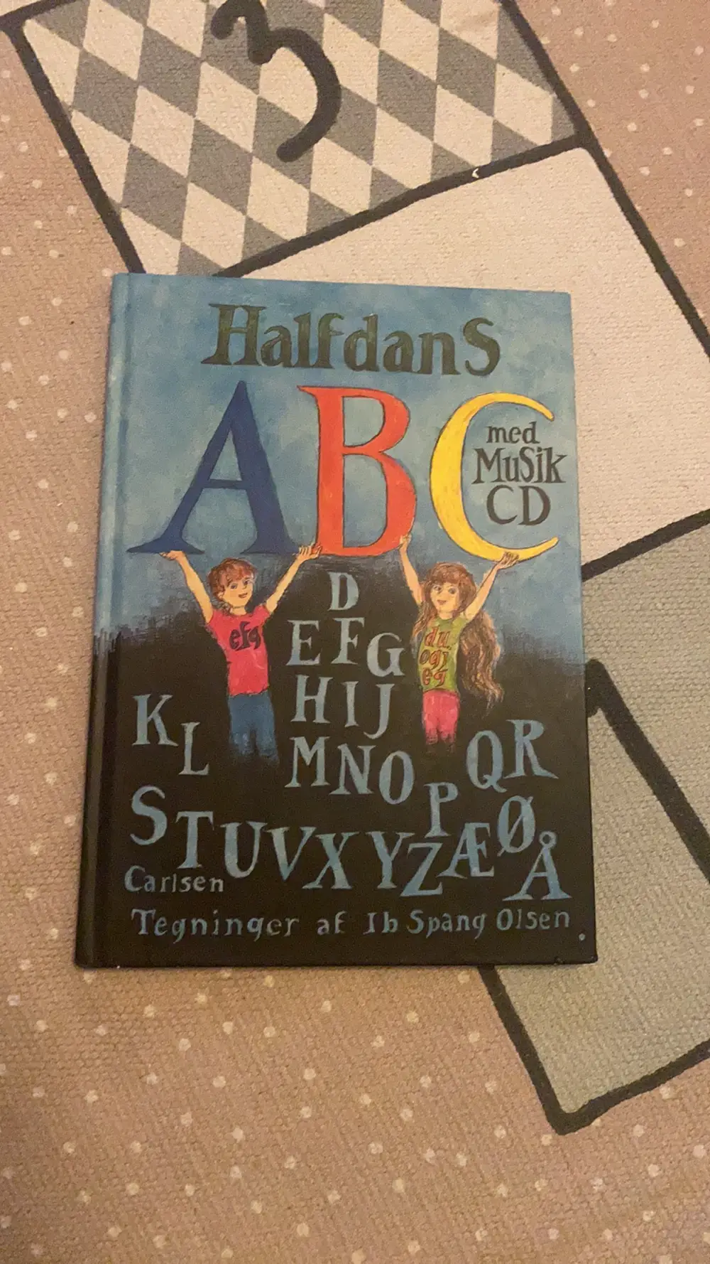 Halfdans ABC med musik CD bog