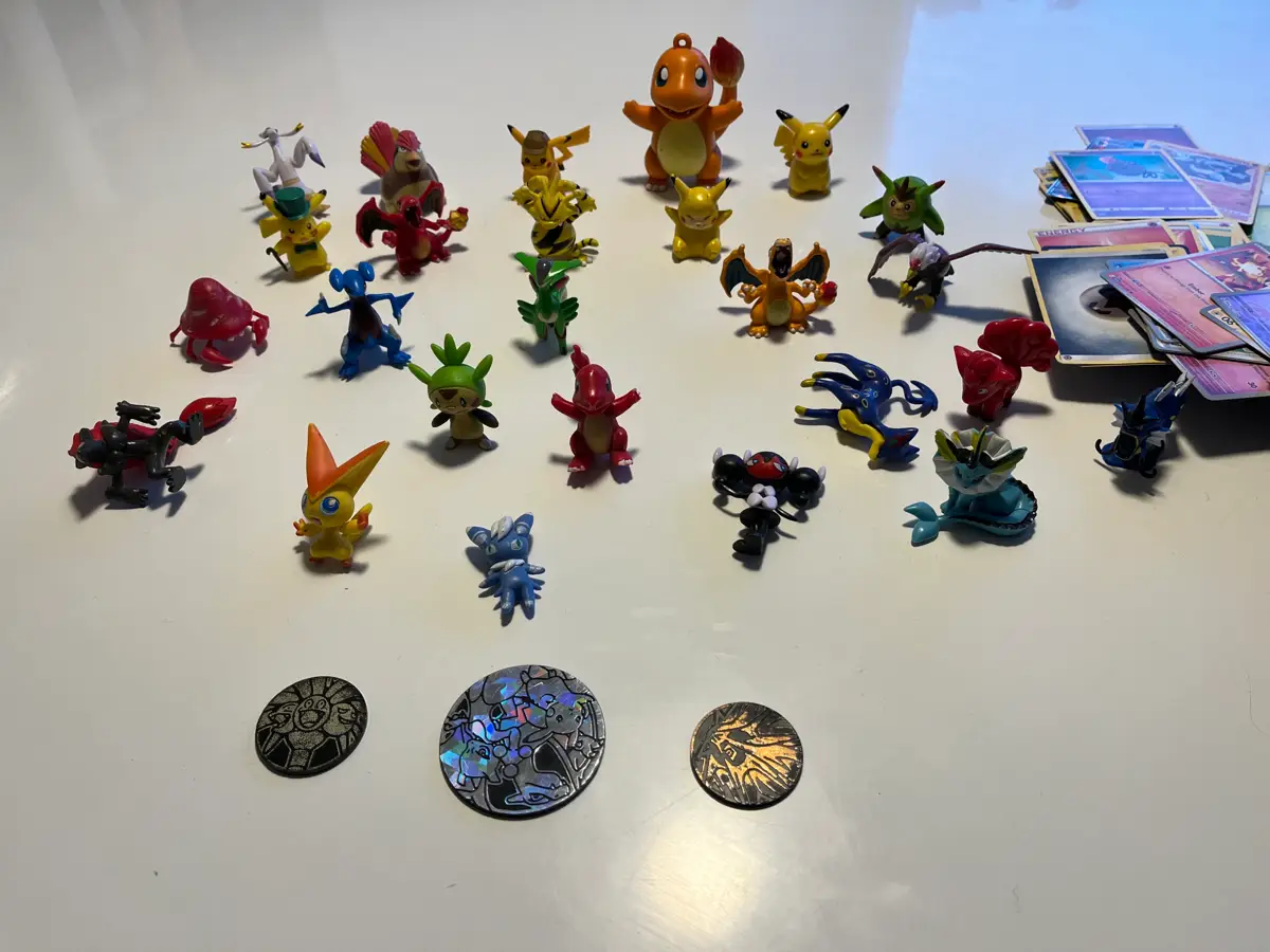 Pokémon Figurer kort og mønter