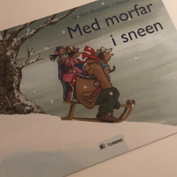 Med morfar i sneen Bog