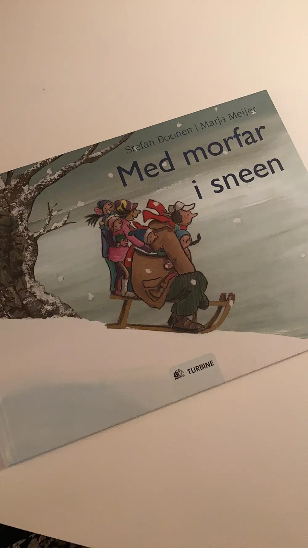 Med morfar i sneen Bog