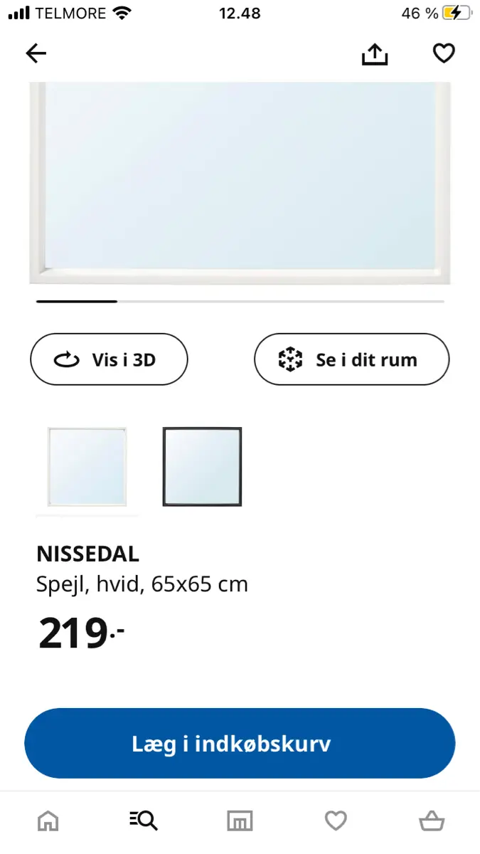 Ikea nissedal Spejl