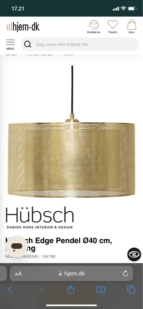 Hübsch Loftlampe