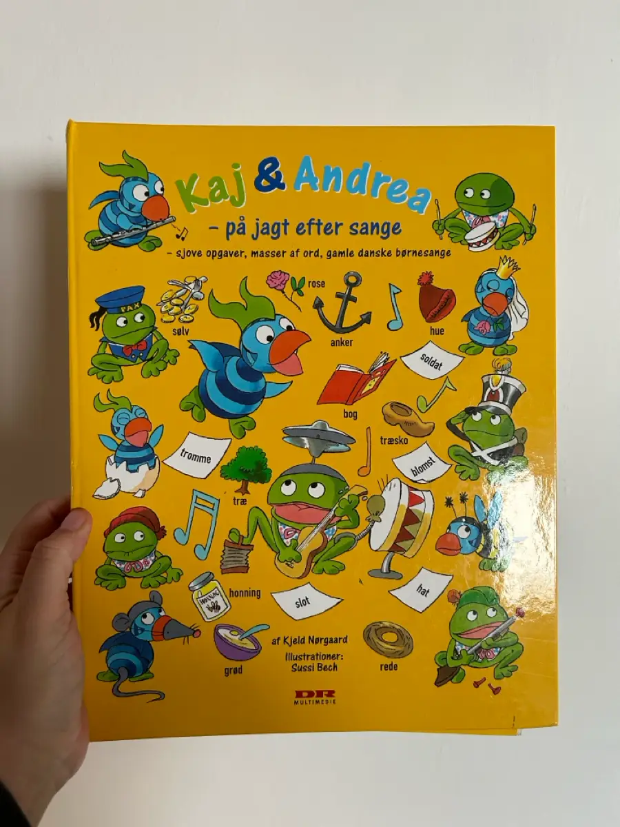 Kaj og Andrea på jagt efter sange Bog