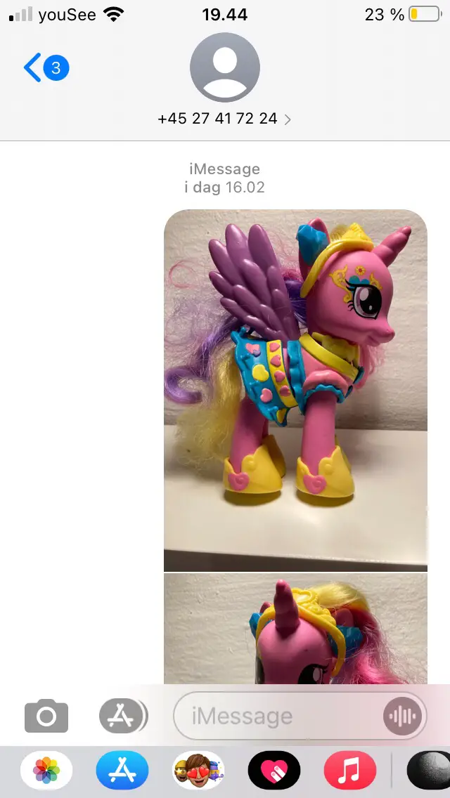 My Little Pony Princess Cadance 15 cm m/ tilb