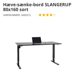 JYSK Hæve-sænke-bord