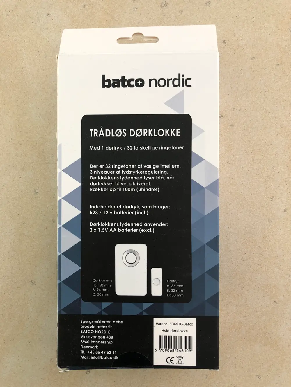 Batco Nordic Dørklokke