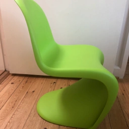 Verner Panton Vitra Junior stol Lime