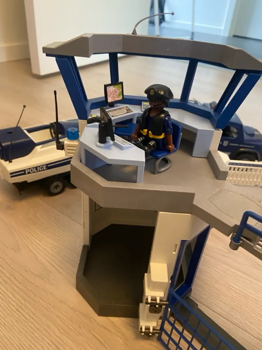 Playmobil Politistation med bil og båd