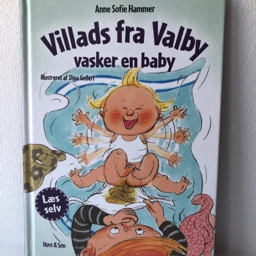 Villads fra Valby vasker en baby Bog