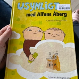 Usynligt med Alfons Åberg Bog