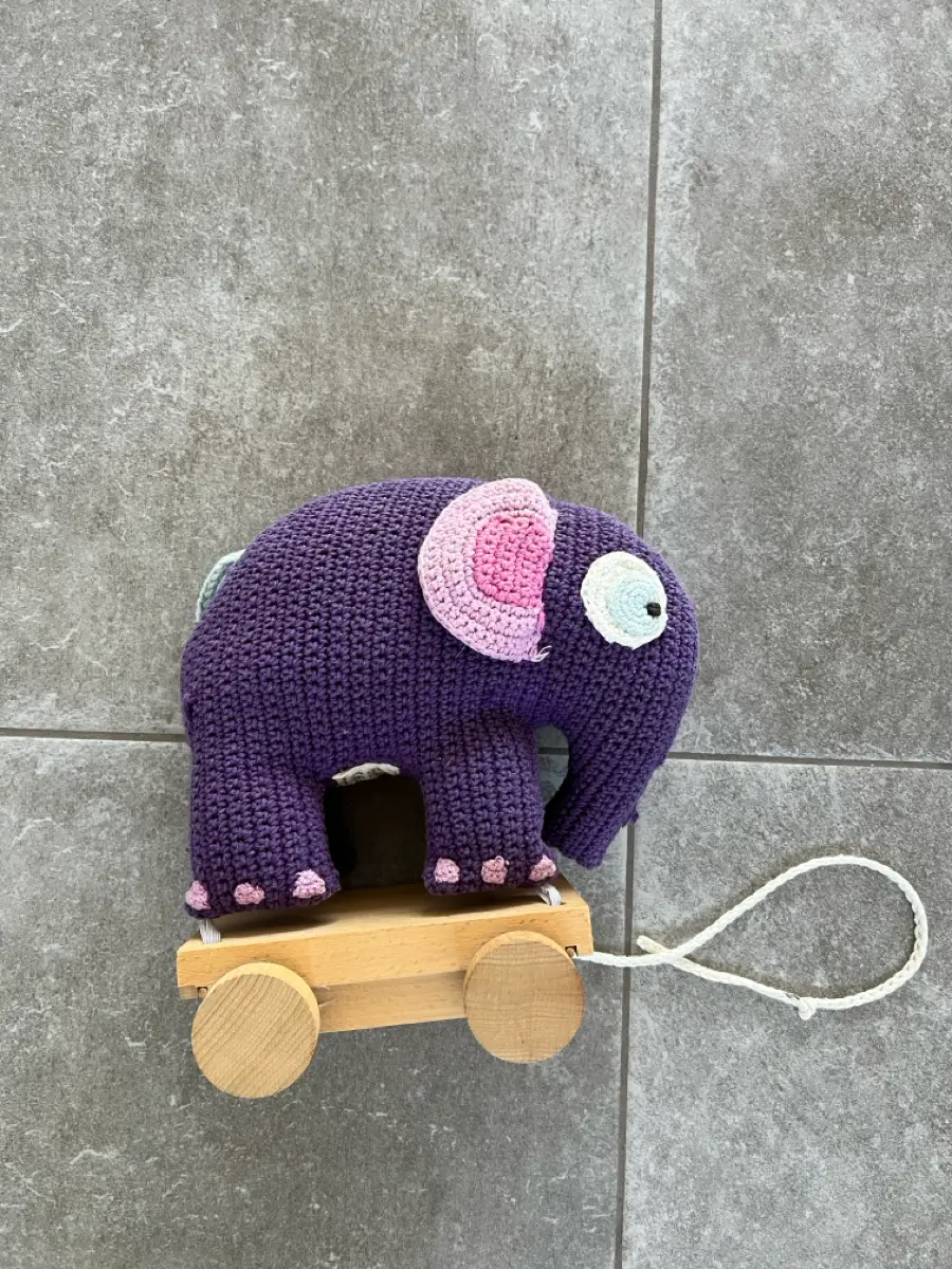 Sebra Elefant på vogn