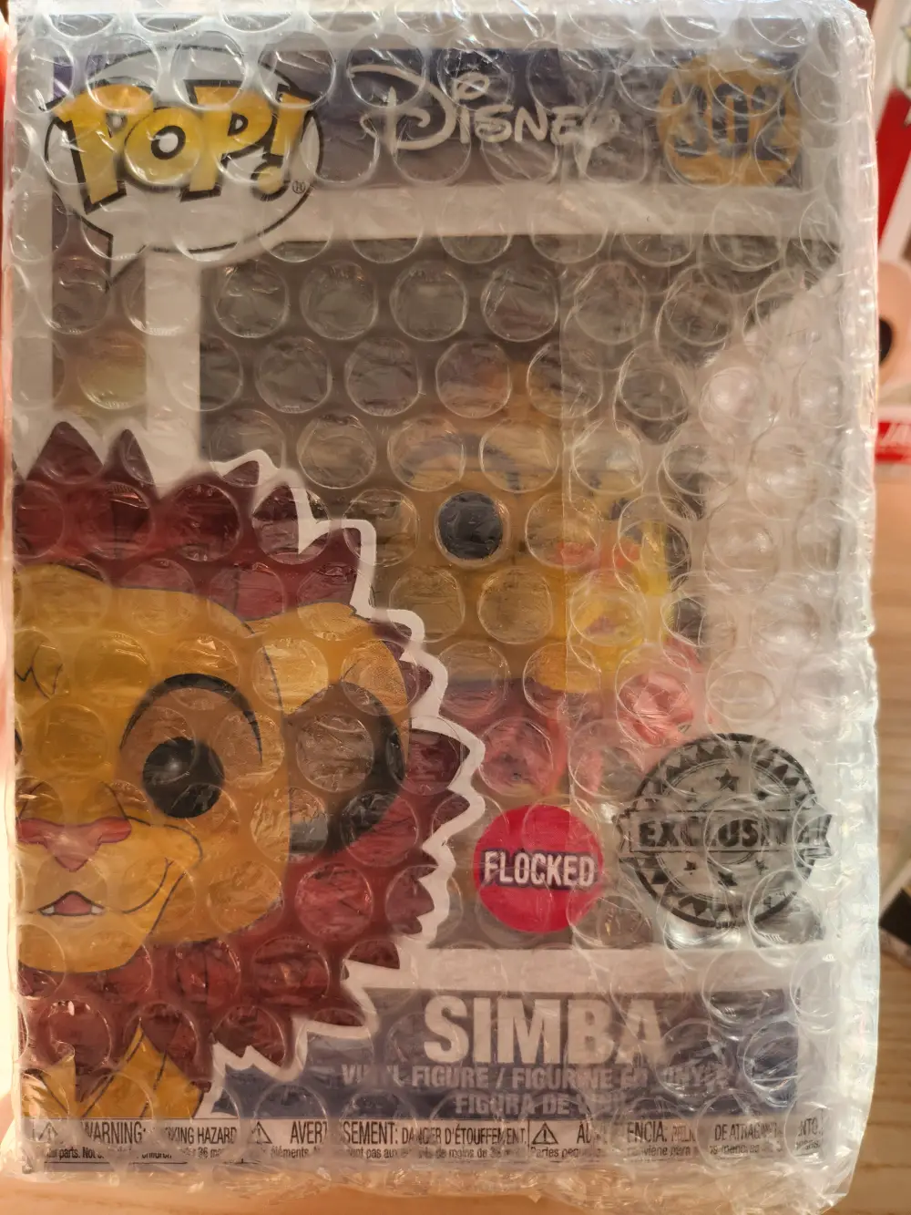 Funko pop Simba W/LCaf mane Flocked