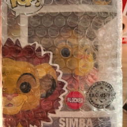 Funko pop Simba W/LCaf mane Flocked