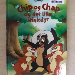 Chip og Chap og det lille stinkdyr Disney bog