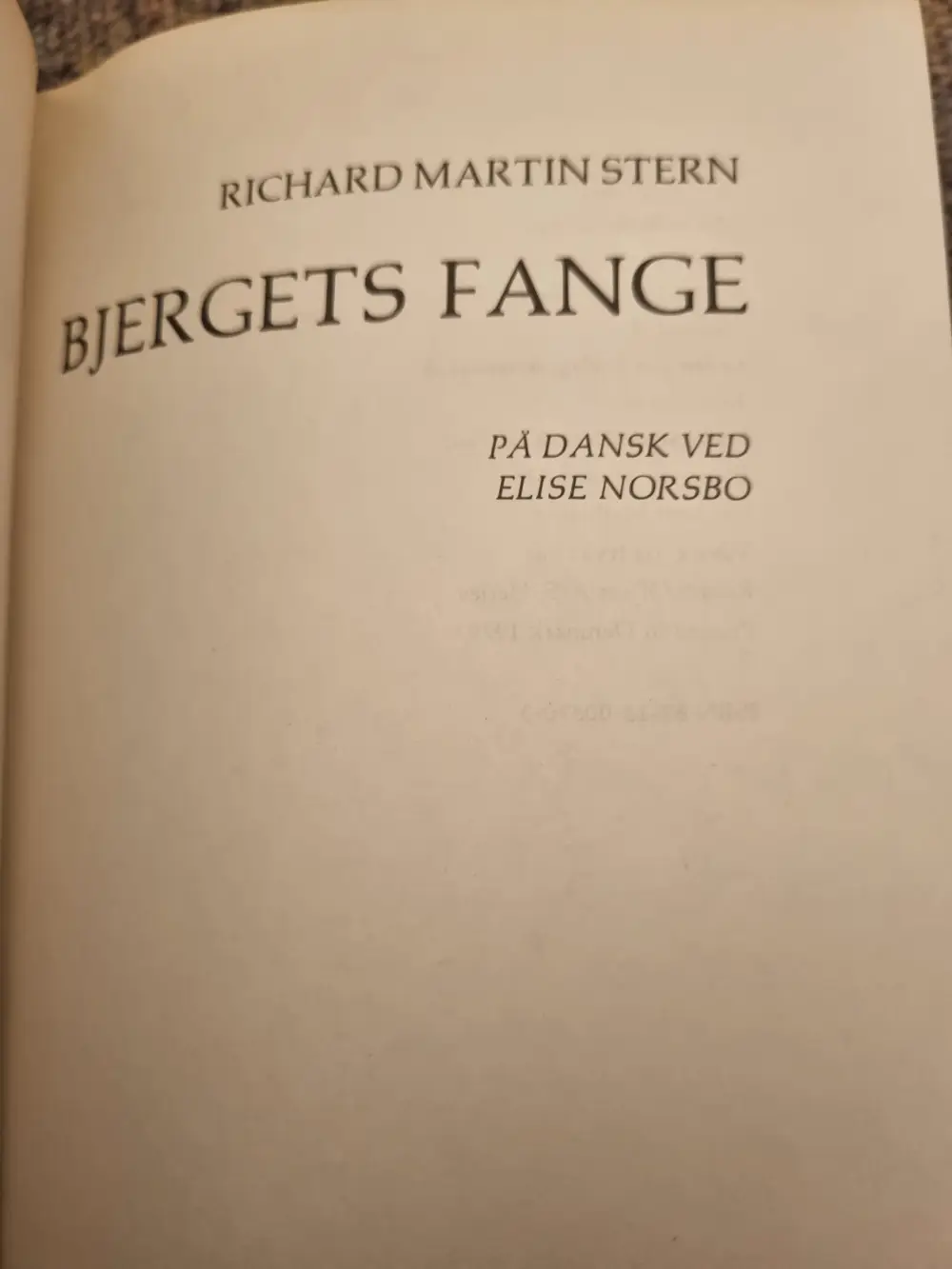 Richard Martin Stern Bjergets fange