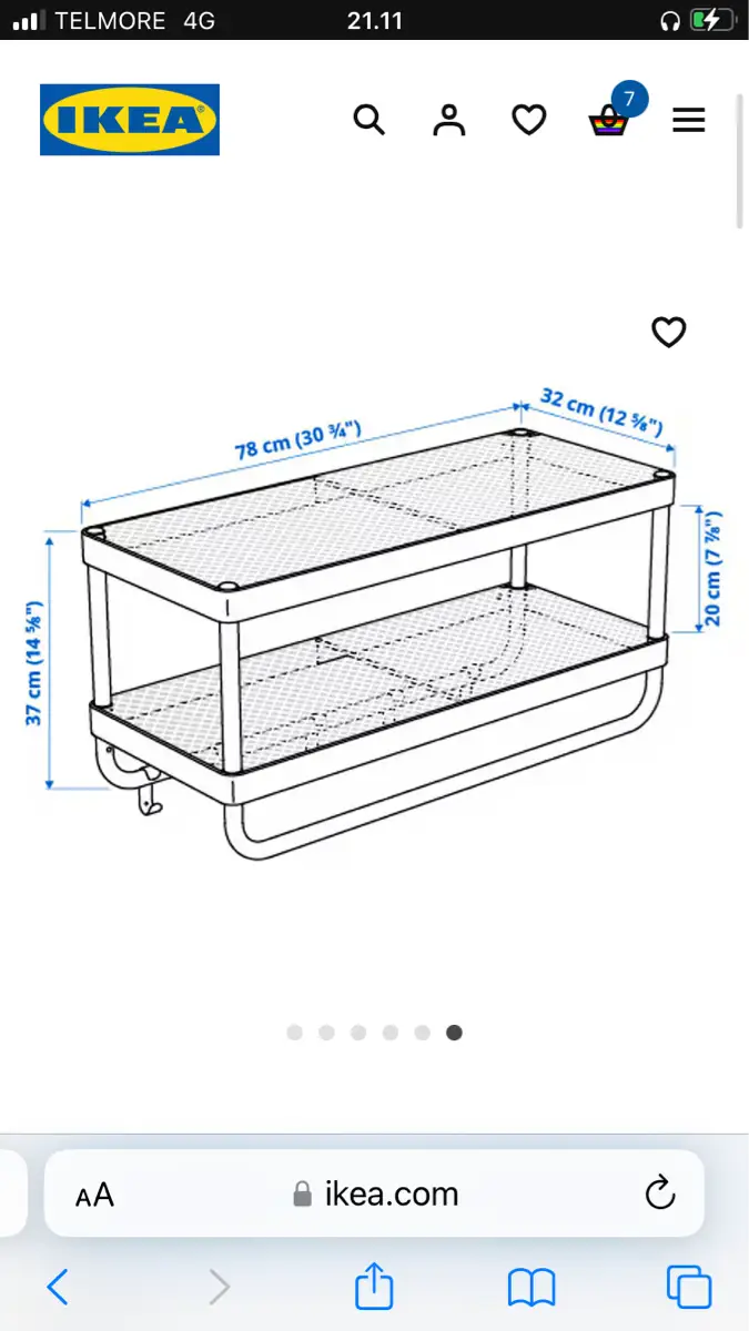 IKEA Markapär hattehylde