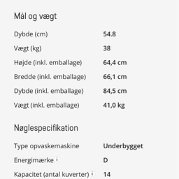 Gram Opvaskemaskine