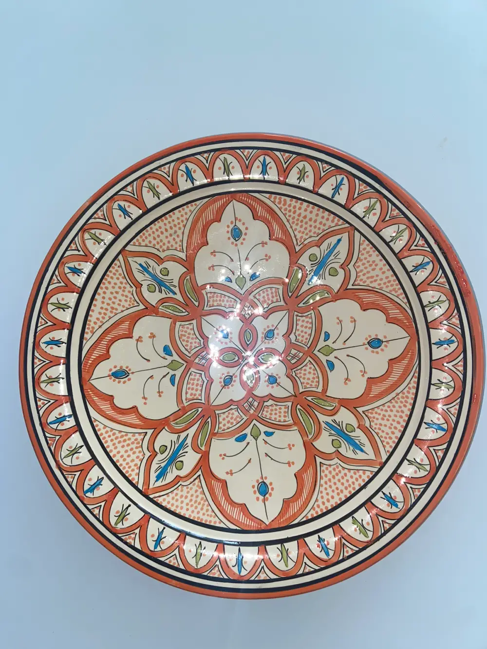Håndlavet keramik Marokkanske tallerkner/fad