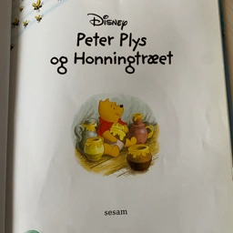 Peter Plys og honningtræet Disney bog