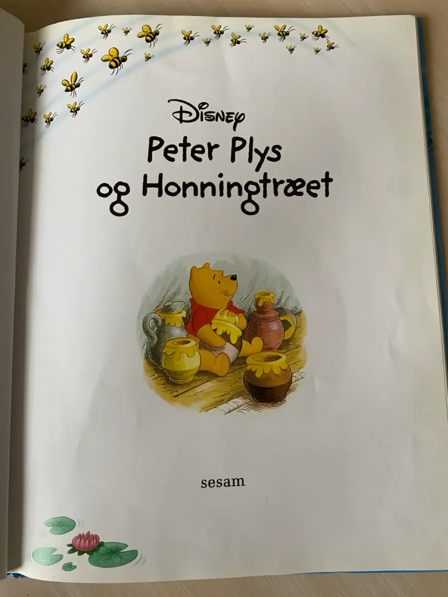 Peter Plys og honningtræet Disney bog