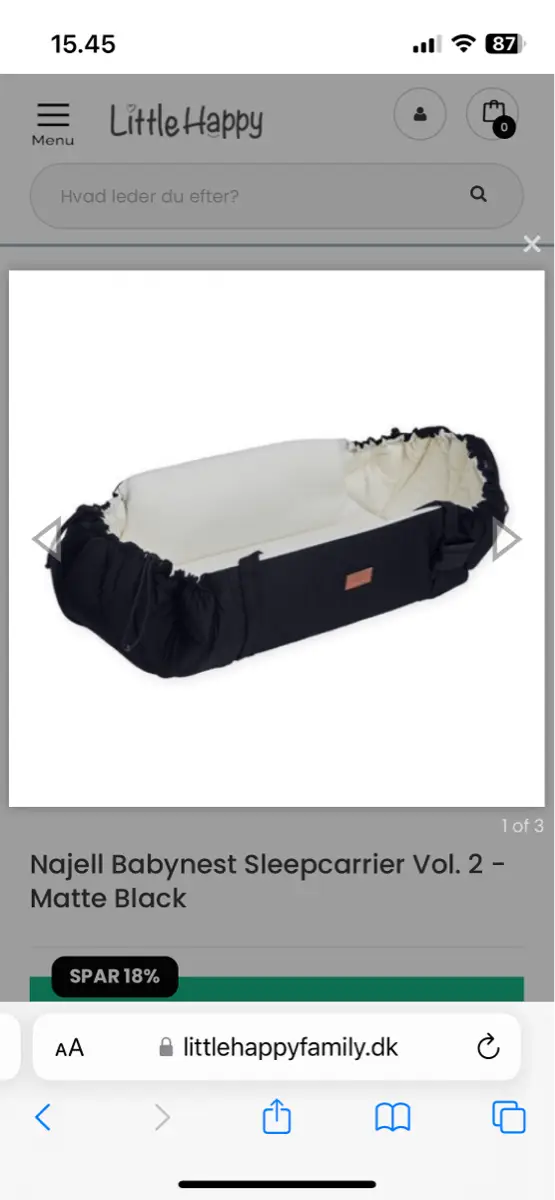 Najell Sleepingcarrier 20 - sort