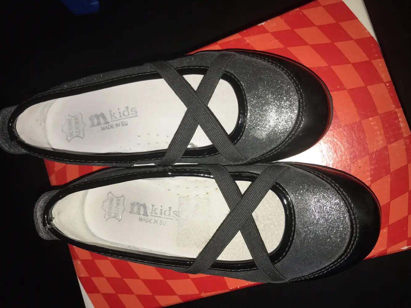 Nye sko sølv grå sort sandaler sandaler 30