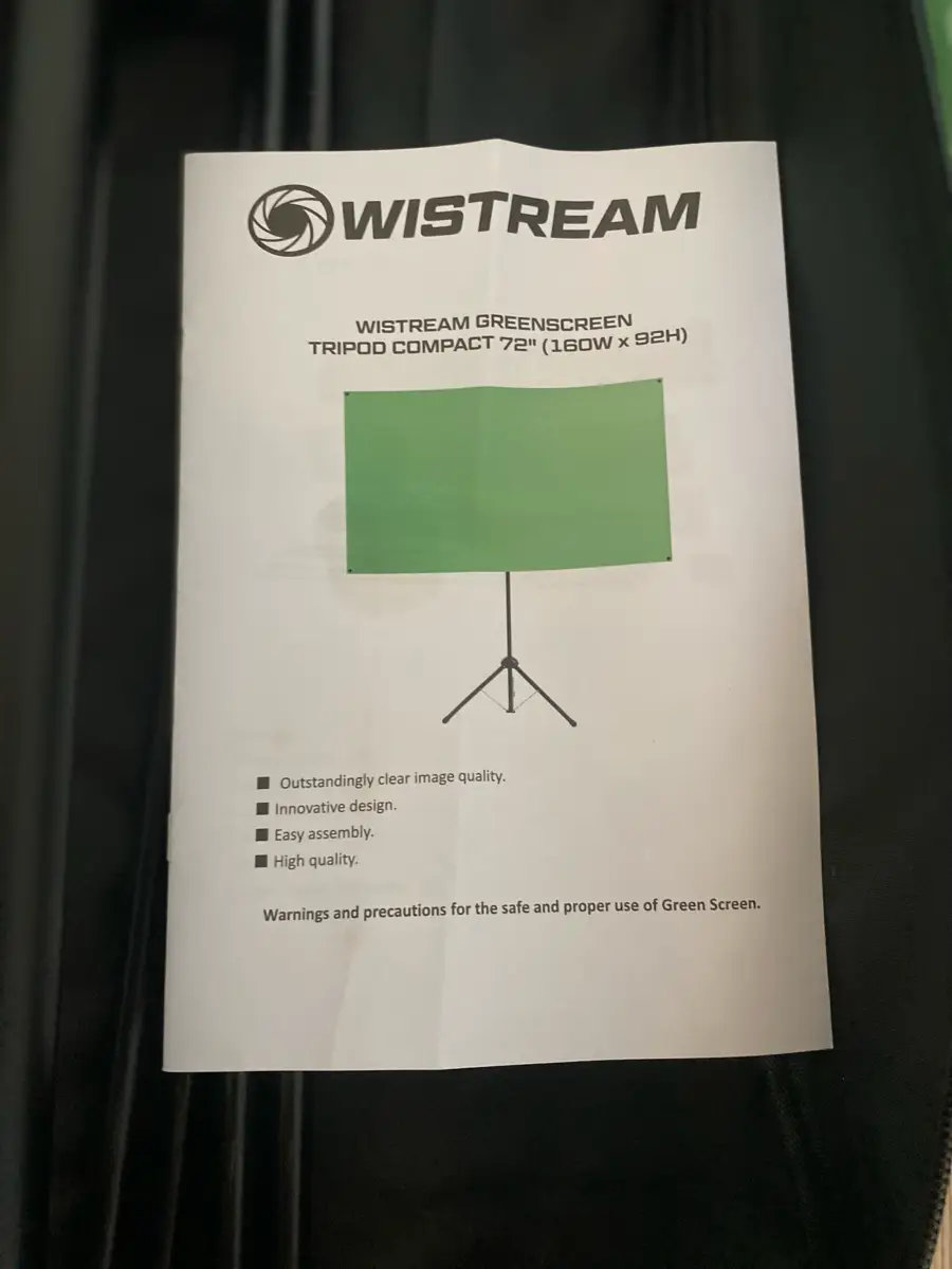 Wistream Green screen Green screen