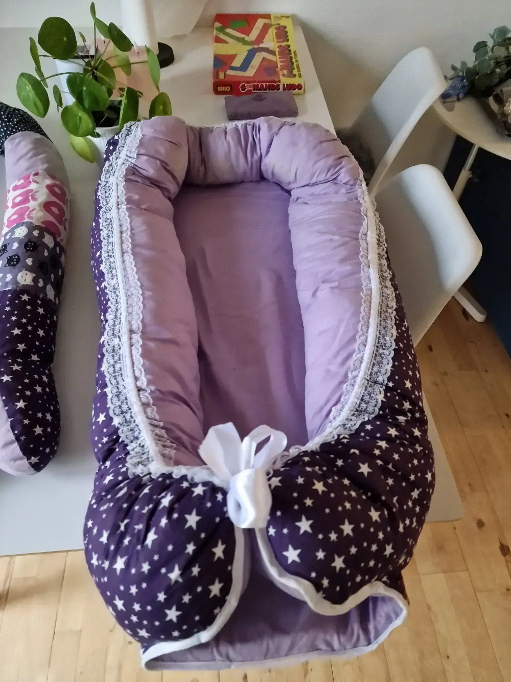 Hjemmelavet Babynest og slange