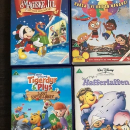 Disney børne dvd lot DVD-film Peter plys Mickey