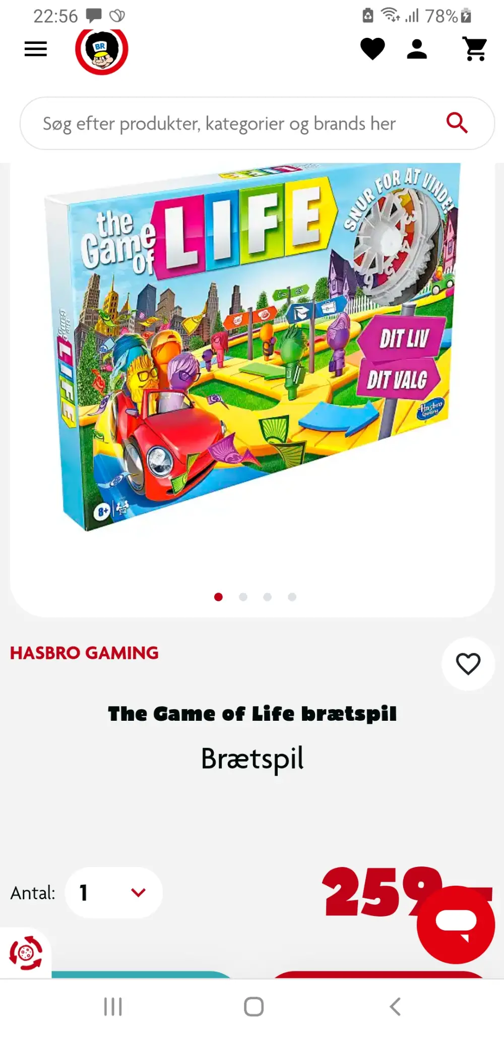 Hasbro The game of life