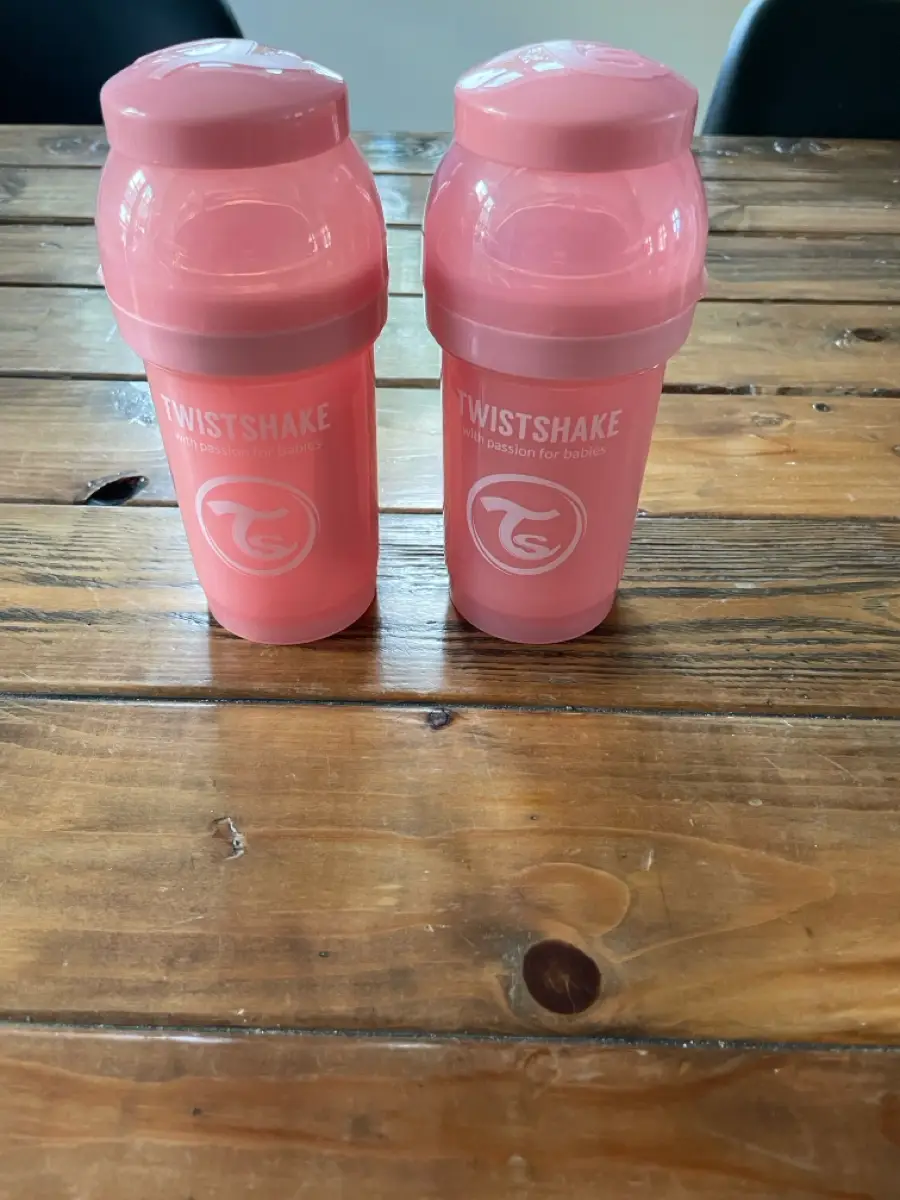 Twistshake Sutteflasker lyserød
