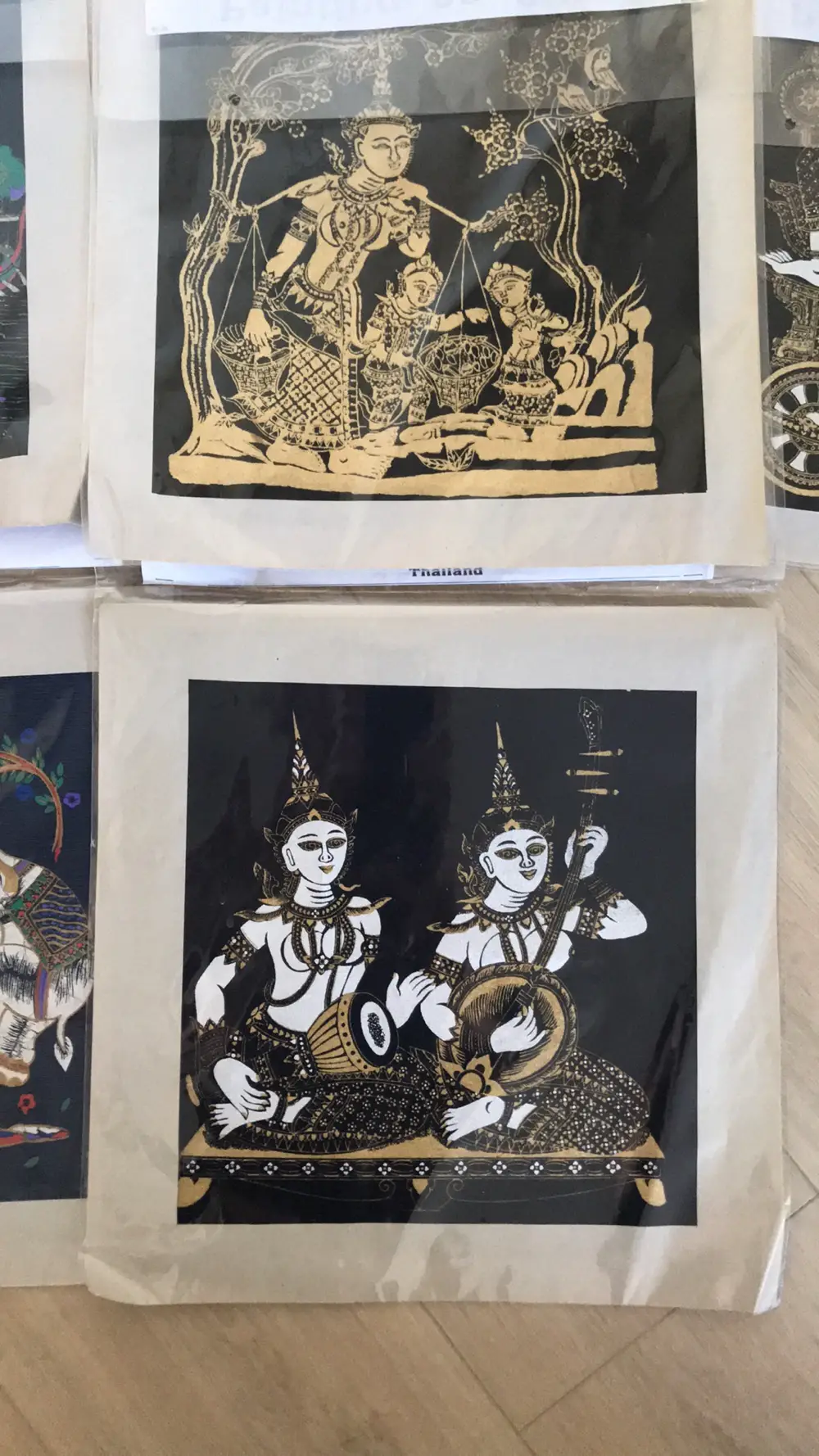Ukendt Thai malerier