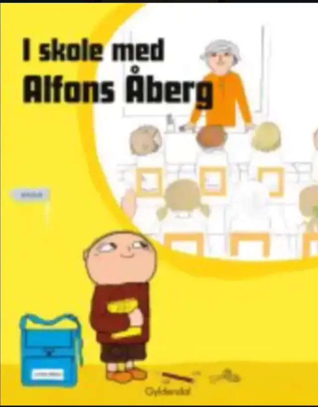 I skole med Alfons Åberg Bog