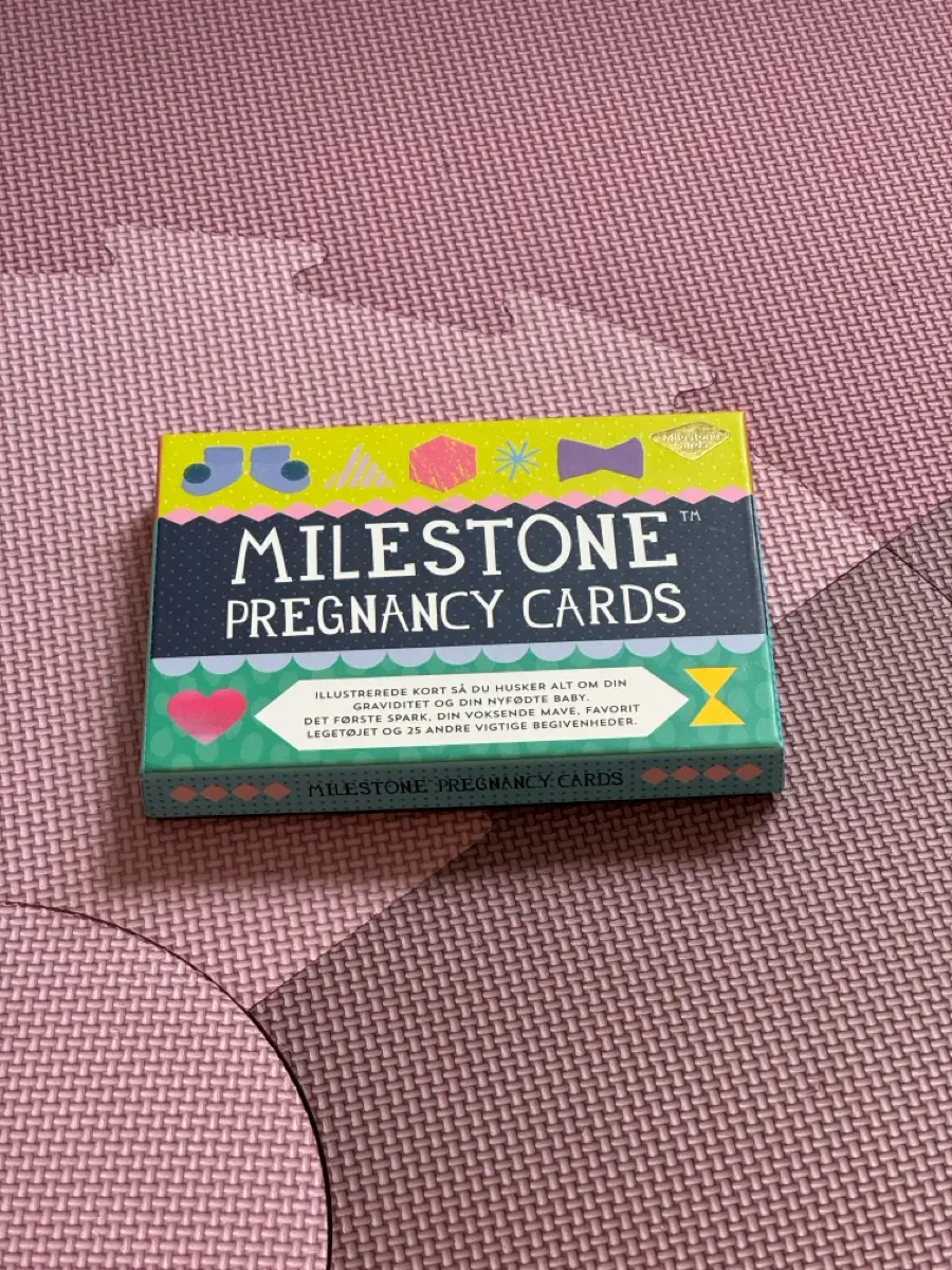 Milepæles kort Milestone Pregnancy Cards