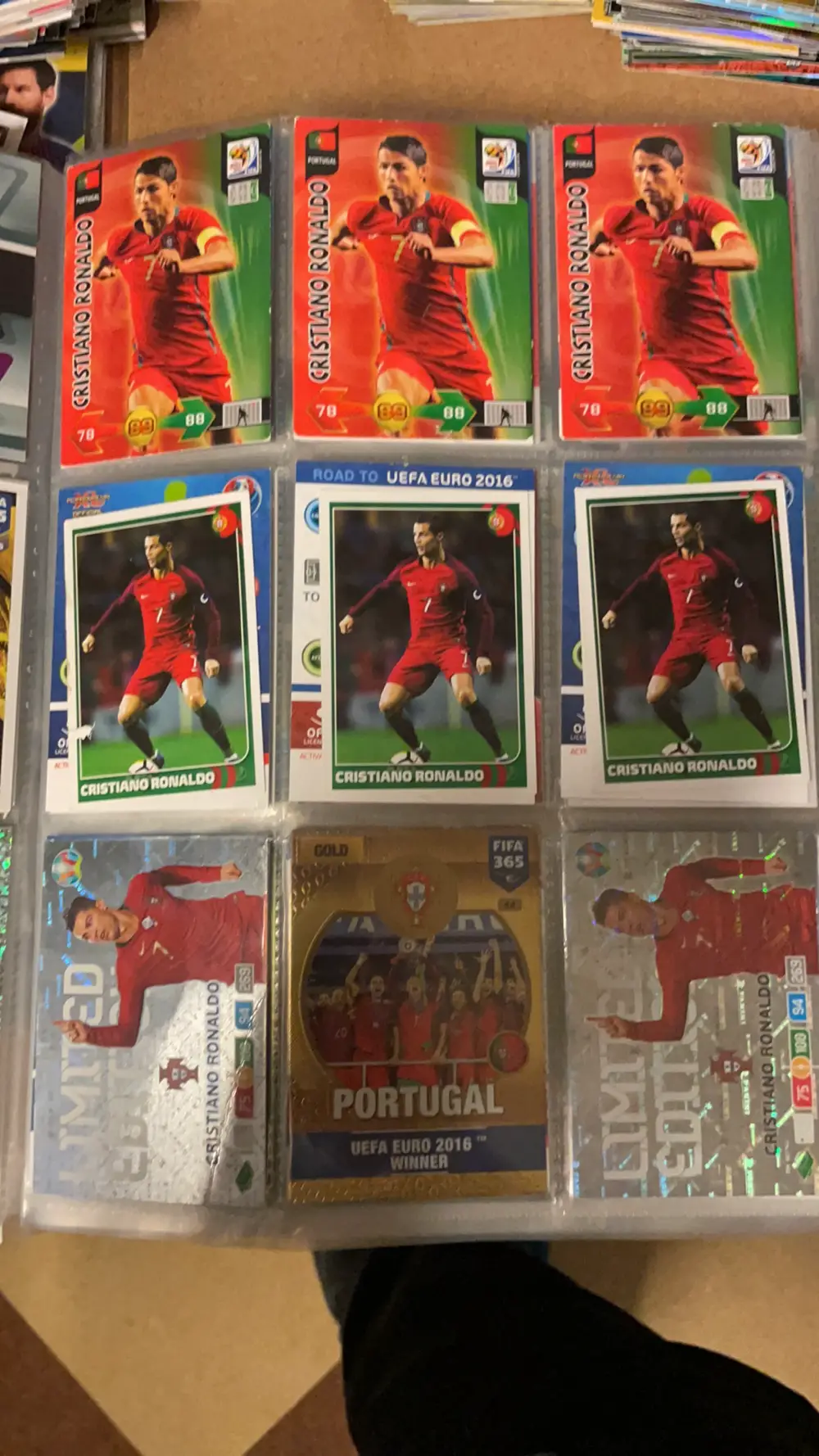 Panini Ronaldo Fodboldkort