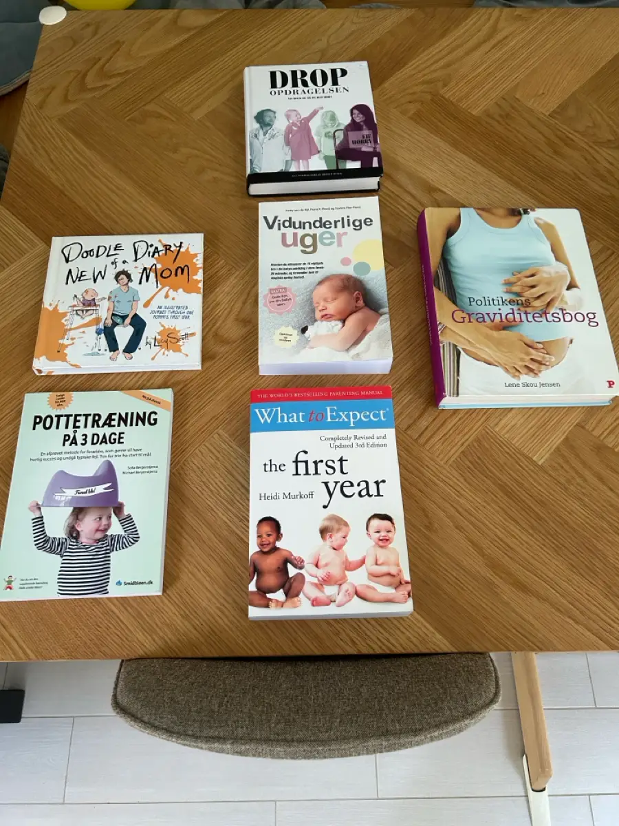 Diverse graviditets og baby bøger Bog
